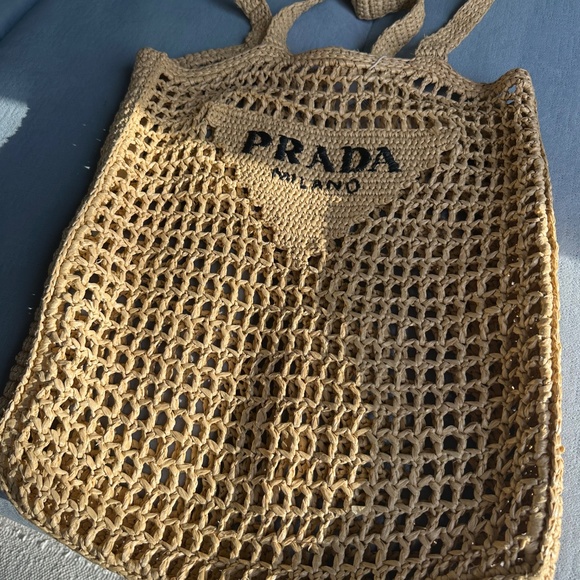 Prada Raffia Beach Bag - Picture 3 of 6